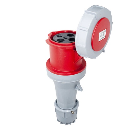 [WE8077] Base industrial aérea 3P+TT 63A IP67. Mod. WE-8077