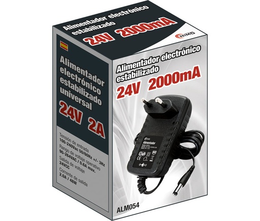 [ALM054ELM] Alimentador Electrónico Universal 24Vcc/2,0A. Mod. ALM054