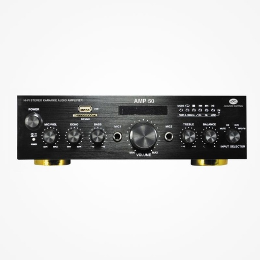 [AMP50CAL] Amplificador Hi-Fi BT/USB/FM 2x25W Acoustic Control. Mod. AMP 50