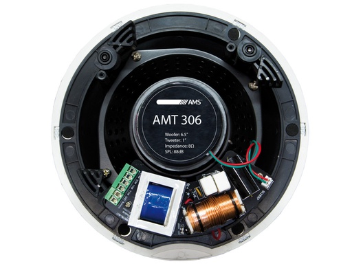 [AMT306AMS] Altavoz de techo 6.5" + Tw 1" 40W 8Oh 100V. Mod. AMT306