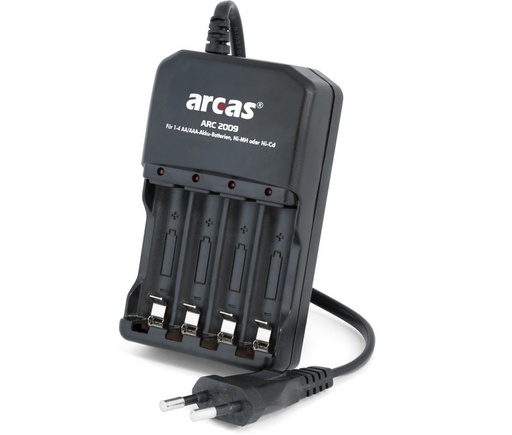 [ARC2009ELM] Cargador 1- 4 baterías pilas NI-MH AAA/AA. Mod. ARC-2009