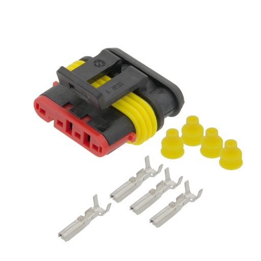 [2040312ELG] Pack conector SuperSeal Hembra 4 contactos. Mod. 2040312