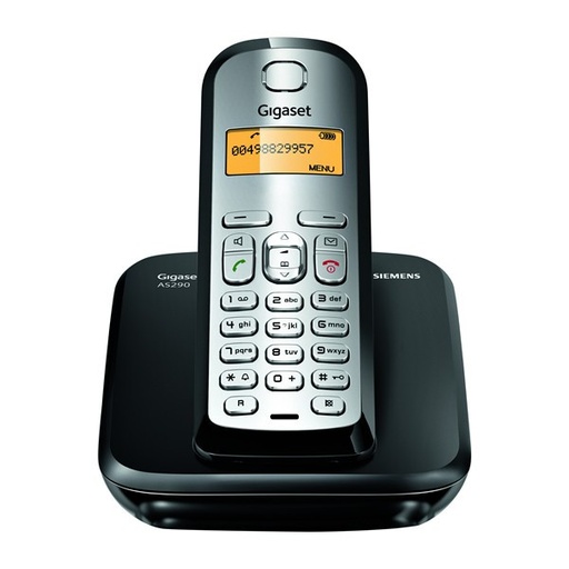 [AS290] Teléfono inalámbrico manos libres Siemens Gigaset. Mod. AS290