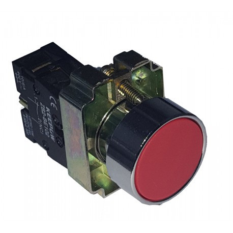 [ASB2BA41] Pulsador retorno rojo NO. Mod. WE9908