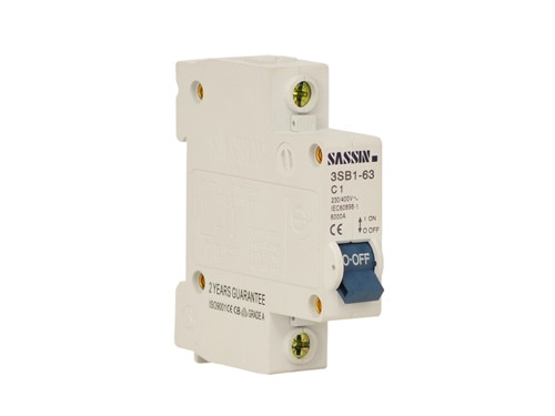 [B61C20NSAS] Int. Aut. magnetotérmico estrecho 1P 20A curva C SASSIN. Mod. 3SB1-63