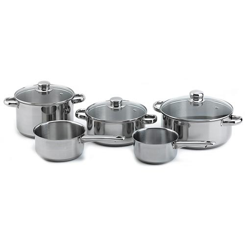 [BASICALZ] bateria de cocina 5 piezas ALZA MOD: BASIC