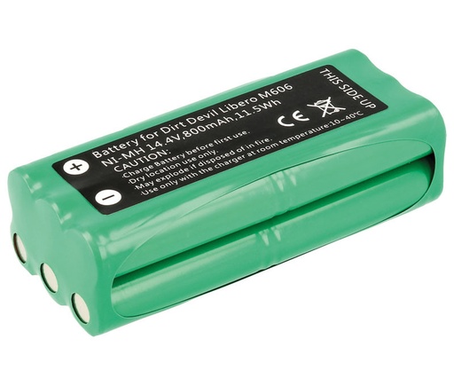 [BAT1168ELM] Batería para aspirador Dirt Devil Libero M606 14,4V/800mAh. Mod. BAT1168