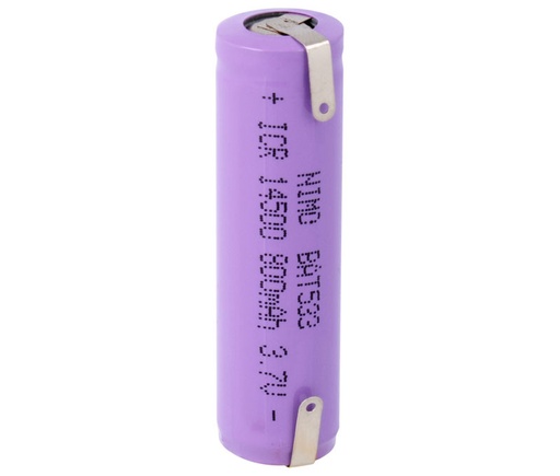[BAT533ELM] Batería recargable Li-Ion IRC14500, Con cto. de control. Mod. BAT533