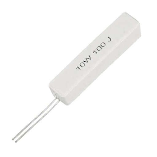 [CRL10W100R] Resistencia cementada axial de 10W 100 ohmios BC10W100