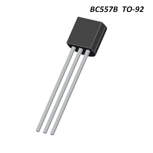 [BC557BELM] Transistor de Unión Bipolar Único, PNP, 45 V, 150 MHz, 625 mW, 100 mA, 200 hFE. Mod. BC557B
