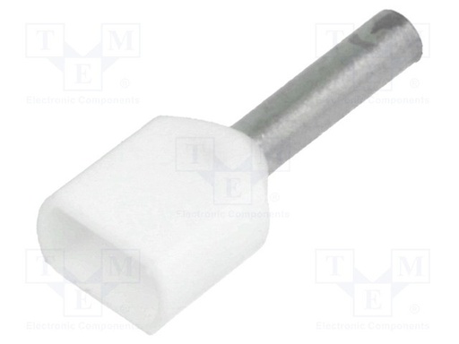 [ASTE7508] Puntera aislada doble 0.75 mm². Mod. 2040172