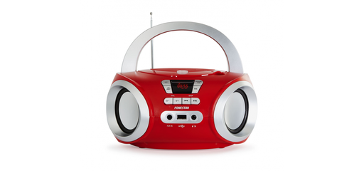 [BOOM50RFON] Radio CD bluetooth USB rojo Fonestar. Mod. BOOM-50R