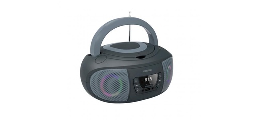 [BOOMGOGFON] Radio CD USB 2x6.5W gris Fonestar. Mod. BOOM-GO-G