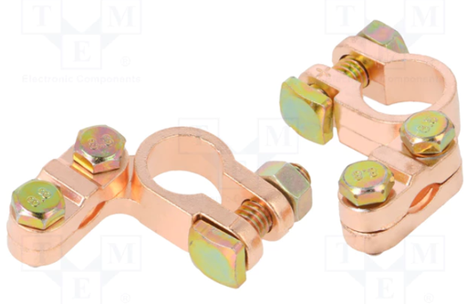 [BPGA003TME] Pareja bornas de batería estándar 12V. Mod. BP-GA003