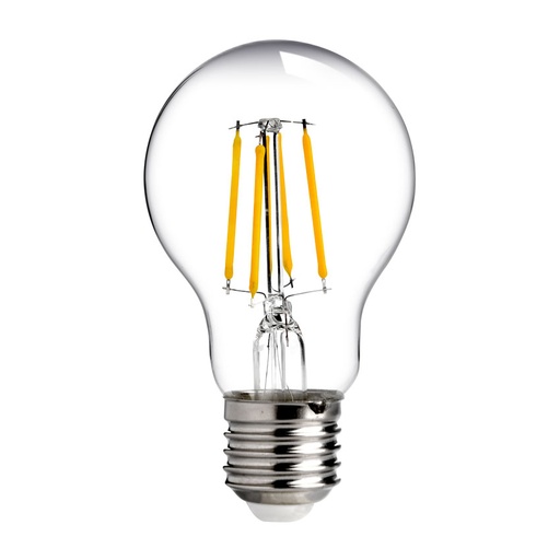 [10600801NW] Lámpara filamento estándar A60 clara 8W E27 1056LM 4000K. Mod. 10600801NW