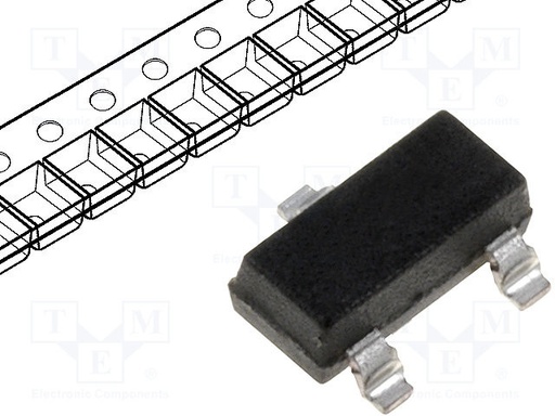 [BSS139H6327XTSA1TME] Transistor N-MOSFET 250V 0,1A 0,36W SOT23. Mod. BSS139