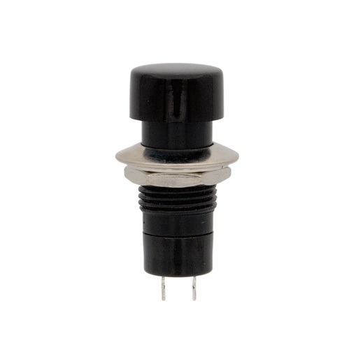 [BT180JAT] Interruptor pulsador OFF-ON negro 3A 125V. Mod. 1451N
