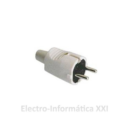 [BT6706BPAS] Clavija bipolar c/toma tierra 16A. Blanca. Solera. Mod. BT6706B