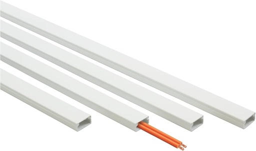 [71547FAM] Canaleta 1 vía sin adhesivo 15x30mm 2 metros blanco. Mod. 71547