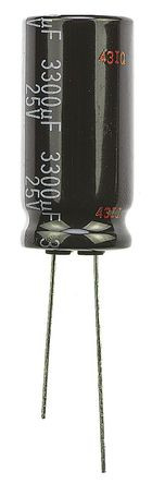 [CE330025PCE] Condensador electrolítico 3300UF 25V. Mod. CERL3300MF25V