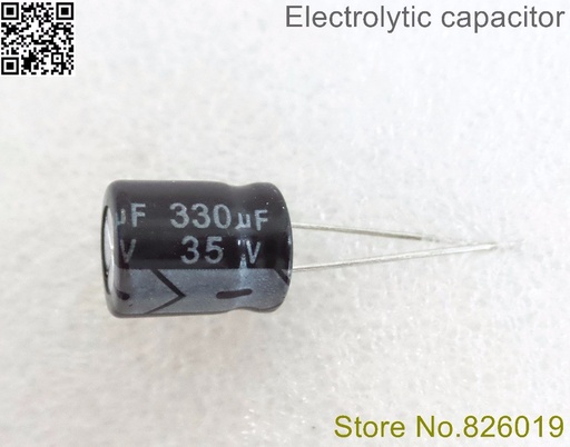 [CE33035] Condensador electrolítico 330uf 35V 10x13  105ºC CE33035