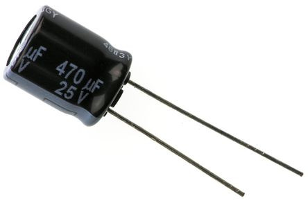 [CE47025PCE] Condensador electrolítico 470uf/25v