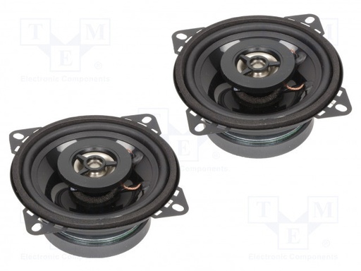 [CL018100TME] Pareja altavoces coche 2 vías 100mm 100W 4Ω CL Italia. Mod. CL-018100