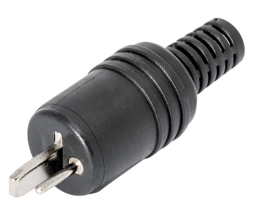 [CON238ELM] Conector macho de altavoz punto - raya Mod CON238