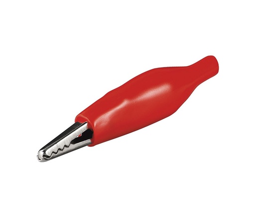 [CON610ELM] Pinza de cocodrilo roja 38,0mm