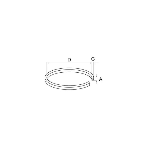 [CP009ELM] Correa plato giradiscos Sansui. Mod. CP009