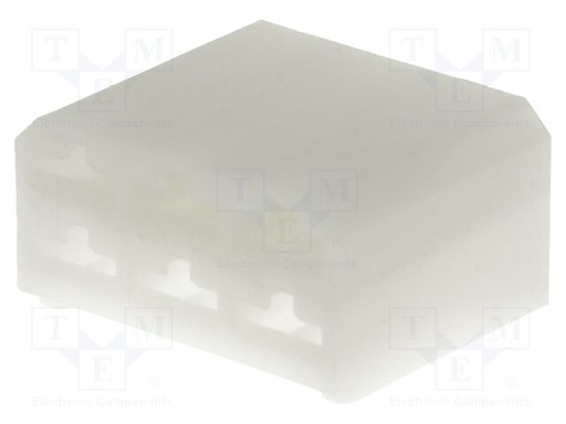 [280314TME] Carcasa para terminal hembra de 6 vías de faston 6.3 mm. Mod. 280314