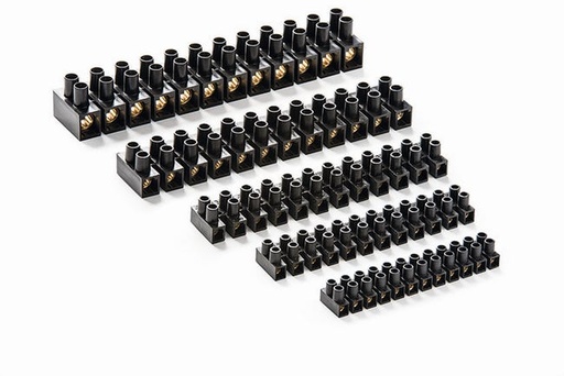 [245NFAM] Regleta de conexión 35mm2 negra Famatel. Mod. 245N