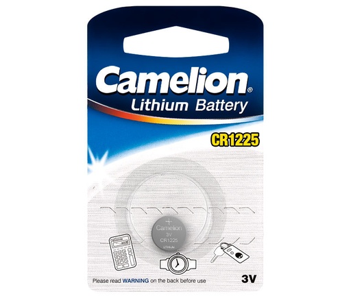 [CR1225] Pila Litio botón 3V 50mAh. Mod. CR1225