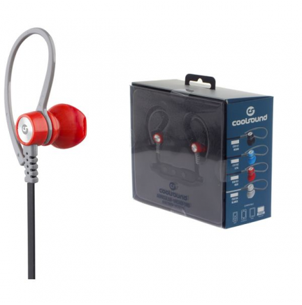 [CS0153ENU] Auricular + Micro Sport V5 Bluetooth + Micro SD Rojo Coolsound. Mod. CS0153