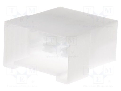 [180906TME] Carcasa para terminal macho de 6 vías de faston 6.3 mm. Mod. 180906