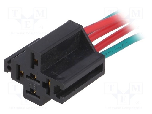 [CS1CWTME] Zócalo con cable rele coche 5 pin 40A. Mod. . Mod. CS1-CW