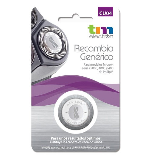 [CU04TMA] Cabezal de afeitado compatible CU04