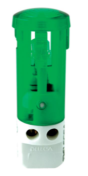 [D220V12LBARI] Piloto led verde 12V diam 12.5mm Delec. Mod. D222V12LB
