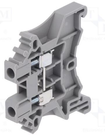 [DC25GYTME] Borna carril DIN 2.5mm2 gris. Mod. DC2.5-GY