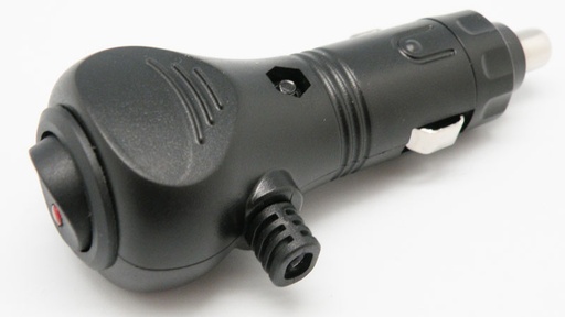 [3060ELG] Conector de mechero acodado c/interruptor 8A. Mod. 3060