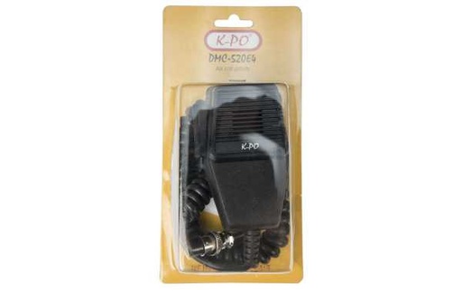 [DMC520P4] Micrófono para emisora 4 pins compatible President y Cobra. Mod. DMC-520P4