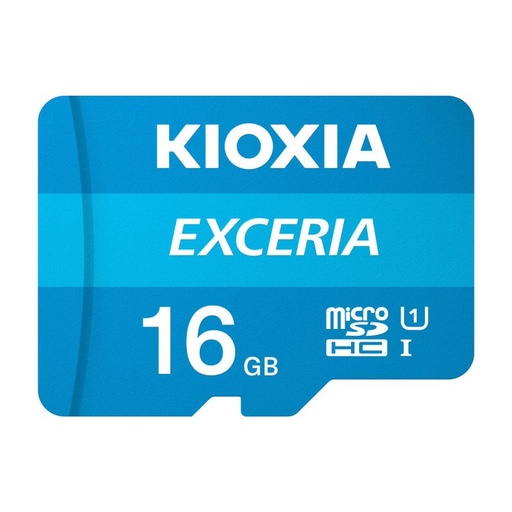 [DSP0000002619MEG] Tarjeta micro SD HC Kioxia 16 GB más adaptador. Mod. DSP0000002619