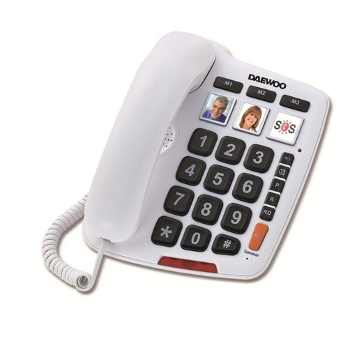 [DTC760] Telefono Daewoo sobremesa dtc-760 blanco. Mod. DW0057