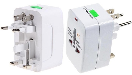 [MEL071] ADAPTADOR ENCHUFE UNIVERSAL DE VIAJE. Mod. EL7000072