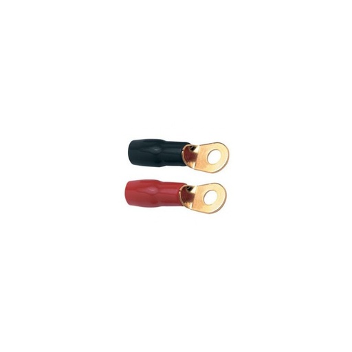 [EL7000038DIM] PACK DE TERMINALES CERRADOS PARA CABLE HASTA 8mm DE SECCION ROJO + NEGRO. MOD. 41-8250