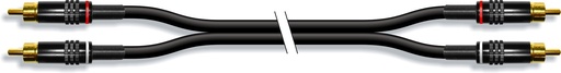 [EQ554505SEME] Conexión Audio dos RCA machos a dos RCA machos de 5 metros. Mod. 06065