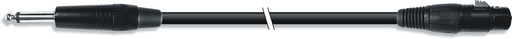 [EQ610403SEME] Conexión Jack 6,3 Mono a XLR hembra 3 Metros. Mod. 43003ELG