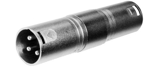 [MCAA211] Adaptador XLR Macho 3 Pins a XLR Macho 3 Pins. Mod. 10240MM