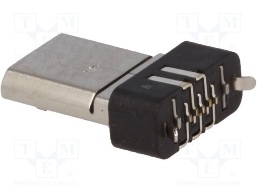 [ESB22B112101Z] Conector USB B micro para soldar 5 PIN. Mod. ESB22B1101