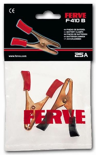 [F410BOND] Pareja pinzas batería 25A FERVE. Mod. F410B